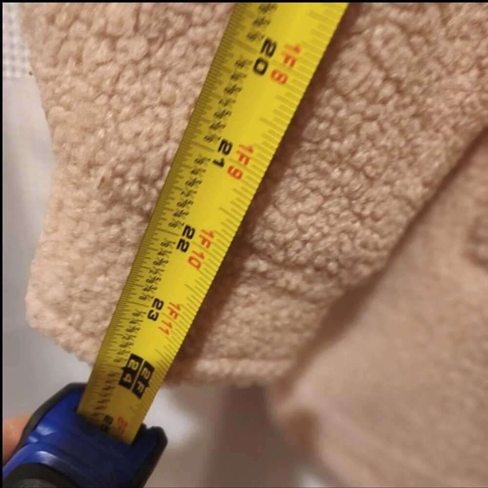 Koolaburra by UGG 1X QVC Shacket Blush Teddy Coat Faux Sherpa Hood Lining NWT - Picture 12 of 14